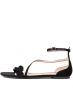 H&M Suede Sandals Black - 3567/black - 1t