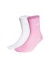 ADIDAS 2000 Luxe Socks 2 Pairs White/Pink - HC3050 - 1t