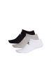 ADIDAS 3-Packs Lightweight Low Cut Socks Black/Grey/White - DZ9400 - 1t