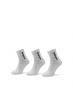 ADIDAS 3-Packs Linear Logo Half-Crew Cushioned Socks White - HT3439 - 1t