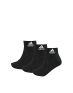 ADIDAS 3-Packs Training Ankle Socks Black - DZ9436 - 1t