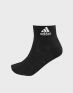 ADIDAS 3-Packs Training Ankle Socks Black - DZ9436 - 2t