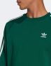 ADIDAS Adicolor Classics 3-Stripes Crew Sweatshirt Green - IA4863 - 3t