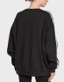 ADIDAS Adicolor Classics Oversized Sweatshirt Black - IB7444 - 2t