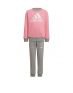 ADIDAS Essentials Logo French Terry Tracksuit Pink/Grey - HM8969 - 1t