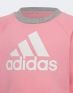 ADIDAS Essentials Logo French Terry Tracksuit Pink/Grey - HM8969 - 4t