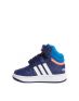 ADIDAS Hoops Mid Shoes Blue - GW0406 - 1t