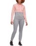 ADIDAS Linear French Terry Hooded Tracksuit Pink/Grey - FM6845 - 1t