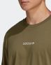 ADIDAS Originals Long Sleeve Graphic Blouse Olive - HN0391 - 4t