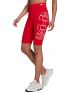 ADIDAS Mid-Waist Letter Short Tights Red - H20249 - 1t