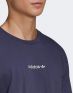 ADIDAS Originals Long Sleeve Graphic Blouse Navy - HN0390 - 3t