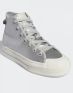 ADIDAS Originals Nizza Platform Mid Shoes Silver - GX8369 - 3t