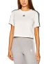 ADIDAS Originals Tennis Luxe Cropped Tee White - H56451 - 1t