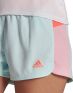ADIDAS Pacer Colorblock Shorts Light Green - HG1015 - 4t