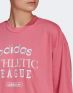 ADIDAS Retro Luxury Crew Sweatshirt Pink - HL0049 - 4t