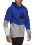 ADIDAS Sportswear Colorblock Hoodie Blue Grey - H39764 - 2t