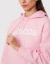 ADIDAS Sportswear Essentials Oversize Fleece Hoodie Pink - HM1936 - 3t
