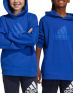 ADIDAS Sportswear Future Icons Logo Hoodie Blue - HR6303 - 1t