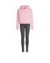 ADIDAS Sportswear Hooded Fleecce Tracksuit Pink/Grey - HN3480 - 1t