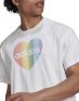 ADIDAS Sportswear Pride Heart Graphic Tee White - GT6815 - 5t