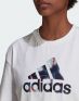 ADIDAS Sportswear You For You Cropped Logo Tee White - GS3871 - 3t