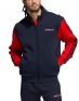 ADIDAS Sprt Firebird Fleece Track Jacket Blue Red - H31266 - 1t