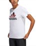 ADIDAS Superher Floral Graphic Logo Tee White - H57400 - 1t