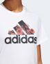 ADIDAS Superher Floral Graphic Logo Tee White - H57400 - 3t