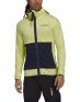ADIDAS Terrex Tech Fleece Light Hooded Jacket Yellow - GV1625 - 1t