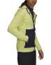 ADIDAS Terrex Tech Fleece Light Hooded Jacket Yellow - GV1625 - 4t