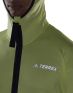 ADIDAS Terrex Tech Fleece Light Hooded Jacket Yellow - GV1625 - 6t
