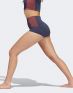 ADIDAS Training Yoga Shorts Navy/Burgundy - HD4432 - 3t