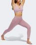 ADIDAS Yoga Luxe Studio 7/8 Leggings Purple - HD4424 - 3t