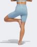 ADIDAS Yoga Studio Pocket Short Tights Blue - HD4482 - 2t