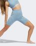 ADIDAS Yoga Studio Pocket Short Tights Blue - HD4482 - 3t
