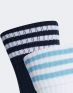 ADIDAS 2-Pack Solid Crew Socks - DH3363 - 4t
