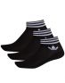 ADIDAS 3 Pairs Trefoil Ankle Socks Black - EE1151 - 1t