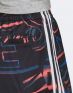ADIDAS Allover Print 3-Stripes Shorts Black - FT6807 - 5t
