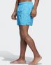 ADIDAS Allover Print Swim Shorts Turquoise - DQ2983 - 3t