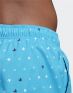 ADIDAS Allover Print Swim Shorts Turquoise - DQ2983 - 6t