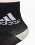 ADIDAS Ankle Socks 3 Pairs Black - FN0997 - 4t