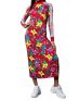 ADIDAS Blossom of Life Floral 3 Stripes Long Sleeve Maxi Dress - ED6581 - 1t