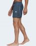 ADIDAS CLX Solid Swim Shorts Blue - FJ3377 - 3t