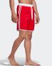 ADIDAS Classic Length 3 Stripes Swim Shorts Red - FS4009 - 4t