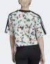 ADIDAS Cropped Allover Print Tee MultiColor - ED4742 - 2t