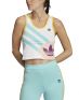 ADIDAS Cropped Tank Top White - FN2910 - 1t
