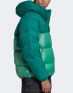 ADIDAS Down Regen Hooded Blocked Puffer Jacket Green - GE1329 - 4t