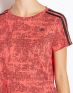 ADIDAS Essentials 3S Allover Print Tee Red - AY4768 - 3t