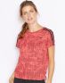 ADIDAS Essentials 3S Allover Print Tee Red - AY4768 - 4t