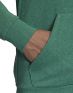 ADIDAS Essentials Linear FZ French Terry M Sweatshirt Green - FM6035 - 5t